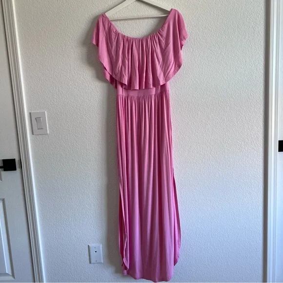Maxi Dress | Pink | Size Large - Picture 5 of 10